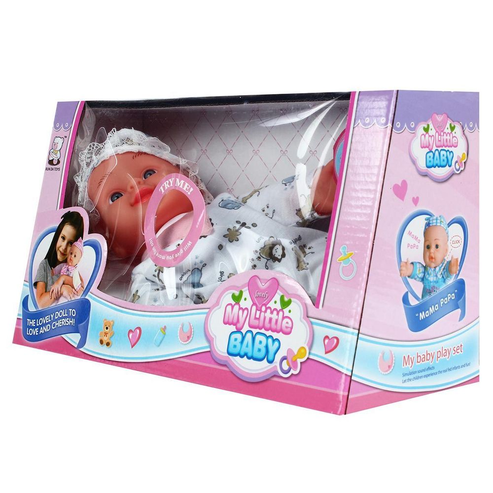 Пупс с аксесс., коробка 8321