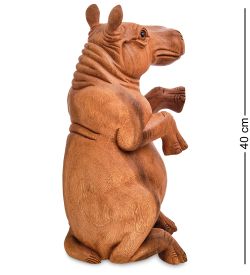 17-097 Статуэтка «Бегемот» (суар, о.Бали)