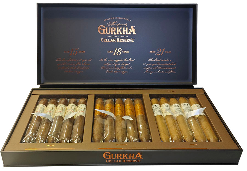 SET 15 Gurkha Cellar Reserve Sampler 15 сигар