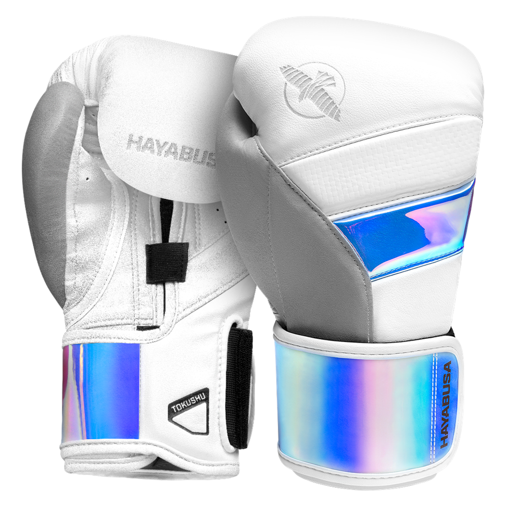 Боксёрские перчатки Hayabusa T3 WHITE/IRIDESCENT