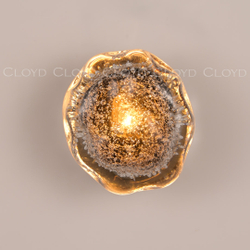 Бра Cloyd VOCAL W1 / латунь - коричнев. стекло (арт.20367)