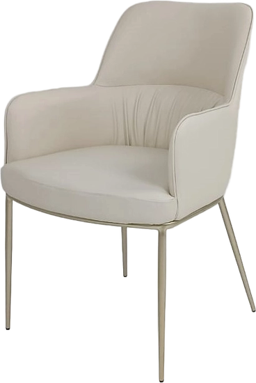 Стул BRUNO Milk Ti-02, PU / шампань