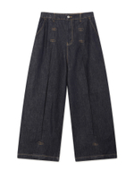 Джинсы (Balloon Fit) Long Tuck Wing Balloon Denim Pants