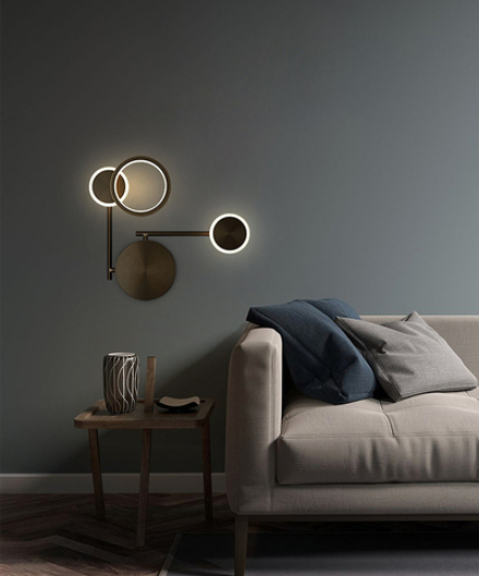 Wall design lamp    (Black)Pauvet