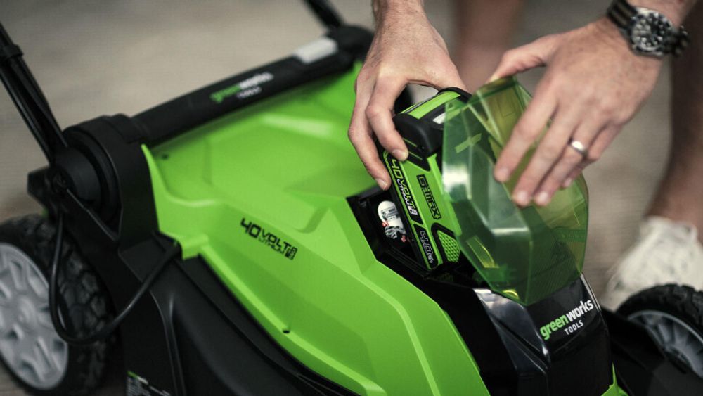 Аккумуляторная газонокосилка Greenworks G40LM41K8, 40v, 41 см, АКБ 8 А·ч и ЗУ