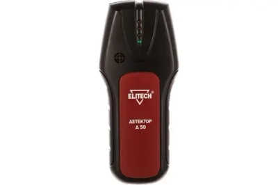 Детектор скрытой проводки в стене, металла Elitech Д 50