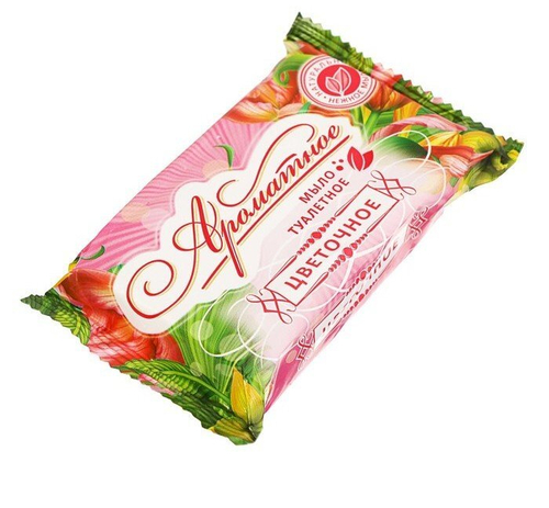 Мыло туалетное Ароматное в ассортименте, 90 г, 90 штук