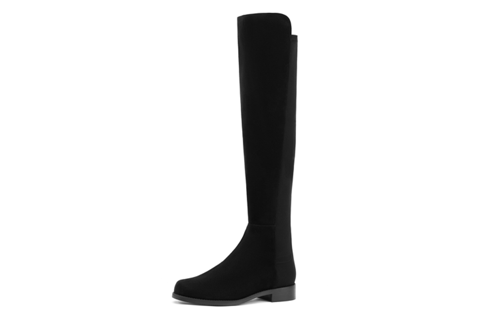 Stuart Weitzman/SW 5050 Leather Over The Knee High Boots Women"s Black
