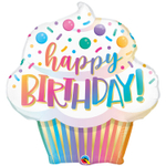 Шар Фольгированный Кекс радужный (Ассорти)