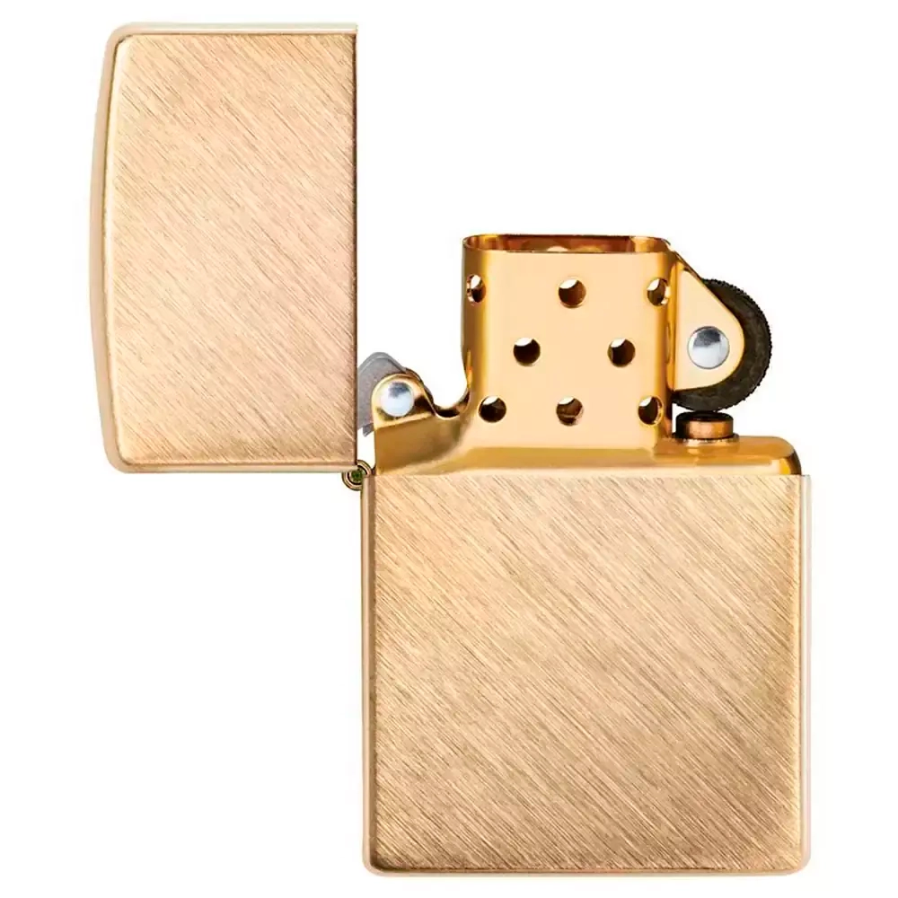 Зажигалка Zippo 29830 Классическая, Herringbone Sweep Brass
