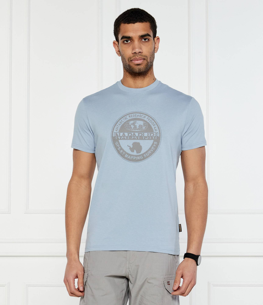 Футболка S-BOLLO Napapijri - голубой(NP0A4I3C)