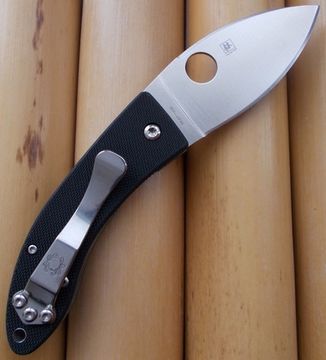 Складной нож Spyderco Lum Chinese Fold C143GP c клинком из стали VG-10, рукоять G10