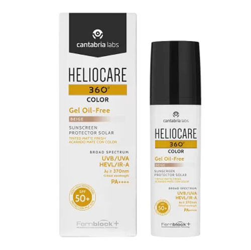 HELIOCARE 360º Color Gel Oil-Free SPF 50+ - солнцезащитный гель без масла (бежевый) spf50+, 50ml