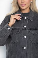 Жакет джинсовый Оклахома (серый) Б11178 LT Collection