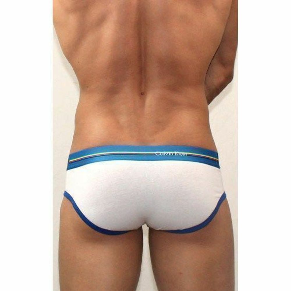 Мужские трусы брифы белые Calvin Klein Bold White Brief