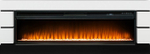Каминокомплект Modern - Белый с черным с очагом Vision 60 LED