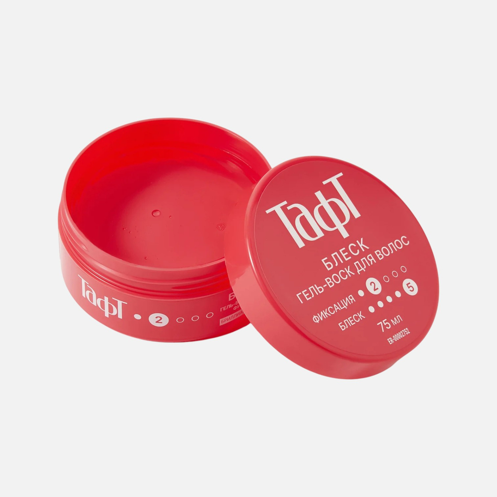 Гель-воск для укладки волос блеск ТАФТ 75 мл