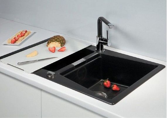 Смеситель Schock Nimbus-D , Cristadur, выдвижной излив хром/пуро