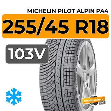 Michelin Pilot Alpin PA4 255/45 R18 103V XL