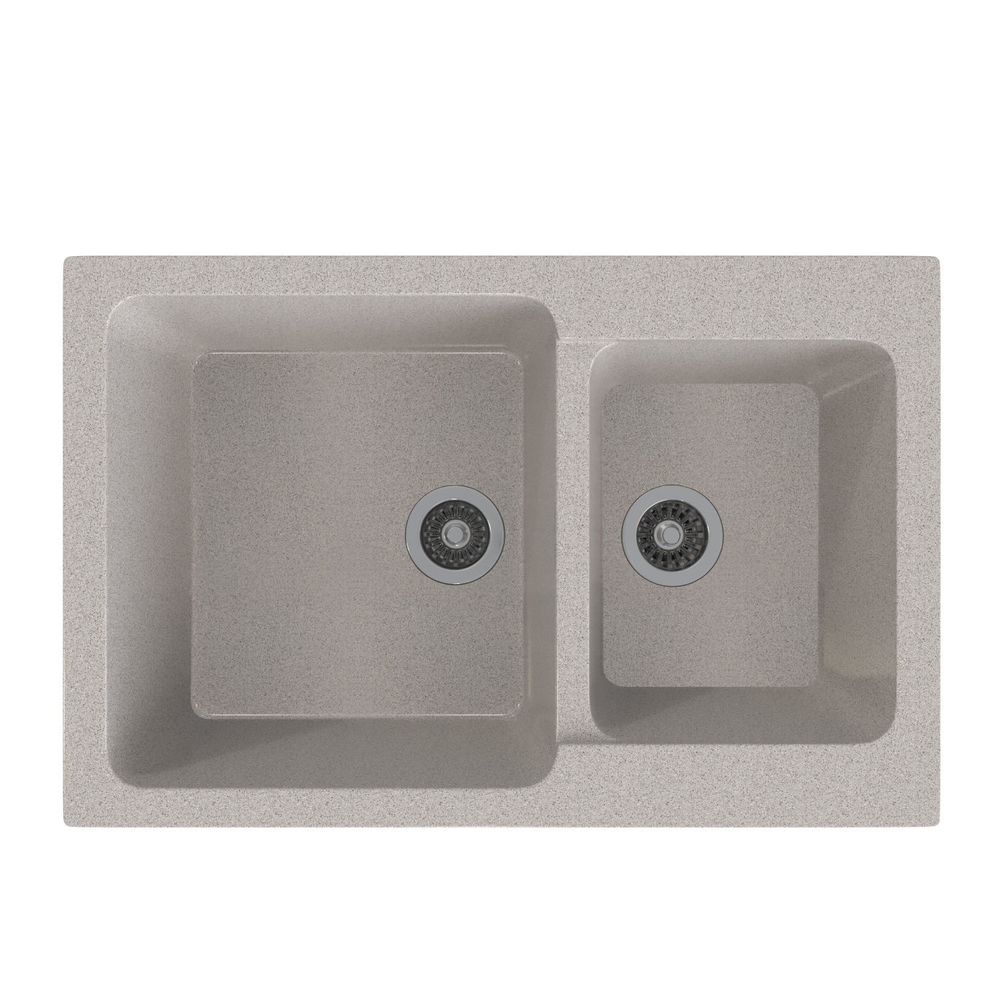 Мойка для кухни GAMMA STONE GS-13  (серая)
