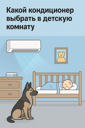 Какой кондиционер выбрать в детскую комнату
