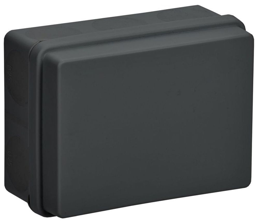 Коробка распаячная ОП КМ42441 150х110х70мм IP67 10вводов черн. IEK UKO21-150-110-070-K02-66