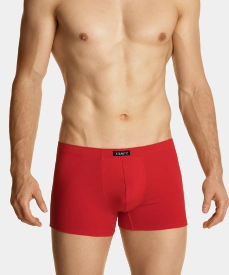 Трусы мужские боксеры (3шт), Atlantic 3MH-025, темно-синий + красный + темно-голубой