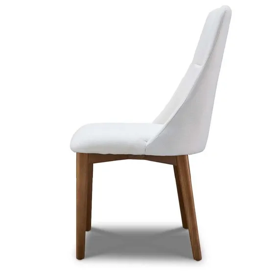 Стул Bert белый, ножки орех