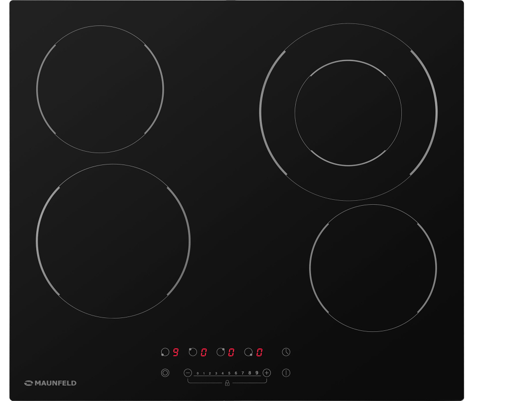 Электрическая варочная панель MAUNFELD EVCE.594F.D-BK фото 