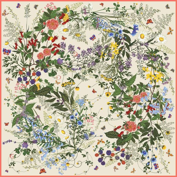 Новинка! Шаль «Русский полевой букет»