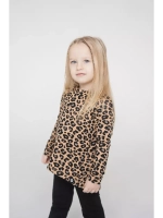 Леопардовый лонгслив детский