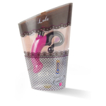 Вибромассажер с изогнутой ручкой Lola - 14,2 см. (Цвет: фиолетовый)