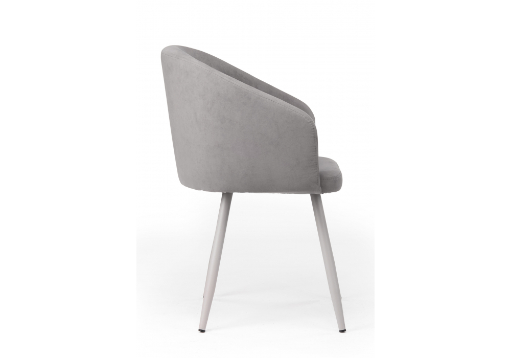 Стул на металлокаркасе Woodville Монер темно-серый (glory 20), серый