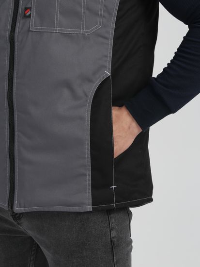 Жилет утепленный Формула, серый/черный/красный