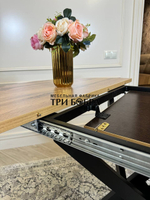 Стол круглый раздвижной "Лофт", дуб вотан