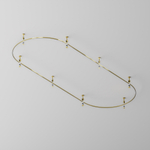 Шинопровод накладной/подвесной Technical TRX154-2SR-D1200-BS