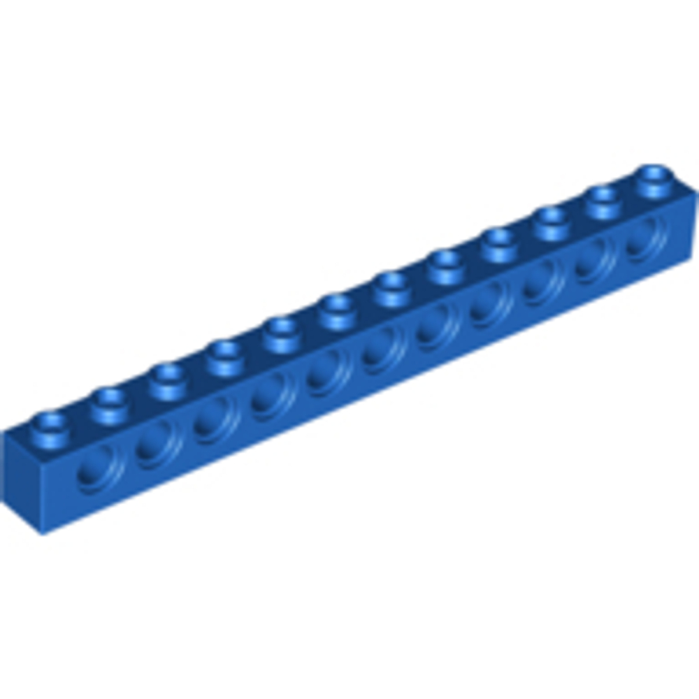 Lego Кирпич 1x12 с отверстиями (синий) 3895 / 389523