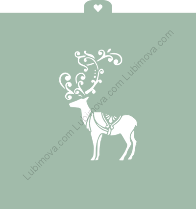 Трафарет "Северный олень" (-)