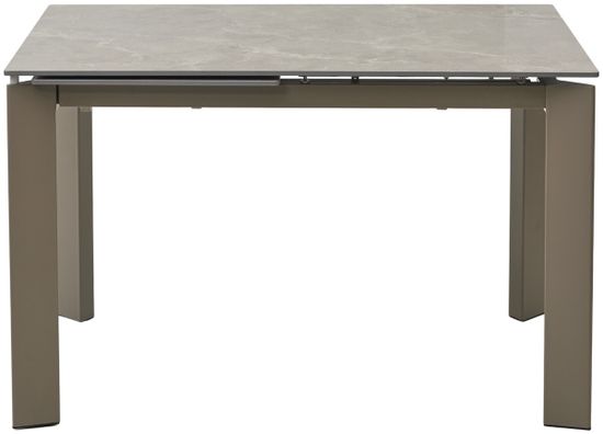 Стол CORNER 120 MATT LATTE STONE SOLID CERAMIC / TAUPE