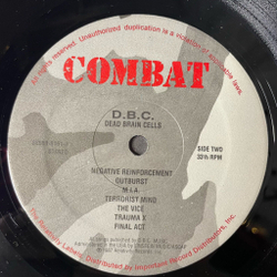 Винтажная виниловая пластинка LP D.B.C. Dead Brain Cells (USA 1987)