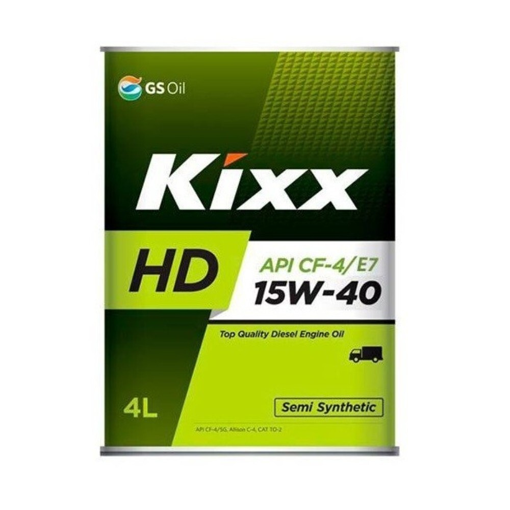 KIXX Масло моторное KIXX HD CI-4/E7 15W-40 (4л)