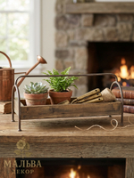 Ящик на ножках "Антик" 50x17xH22 см для цветов CAMPO Home & Garden