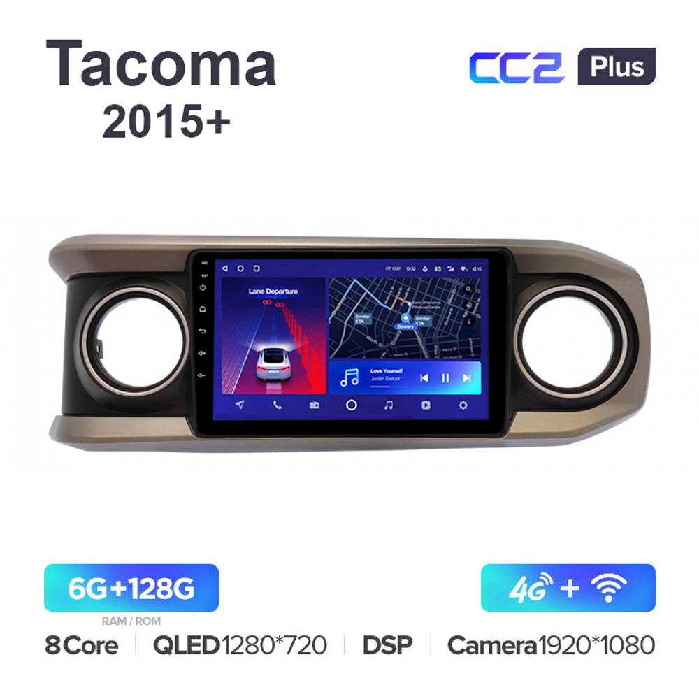 Teyes CC2 Plus 10,2"для Toyota Tacoma 2015+