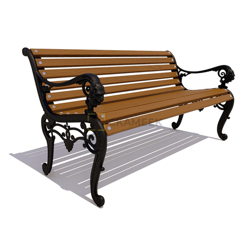 Садовая скамейка «Лев» (1,8 м термобереза)