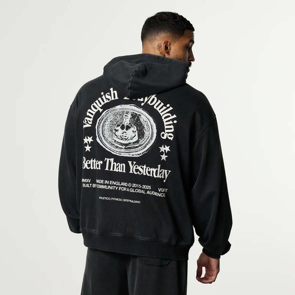 Толстовка VANQUISH Heritage Zip Hoodie Black