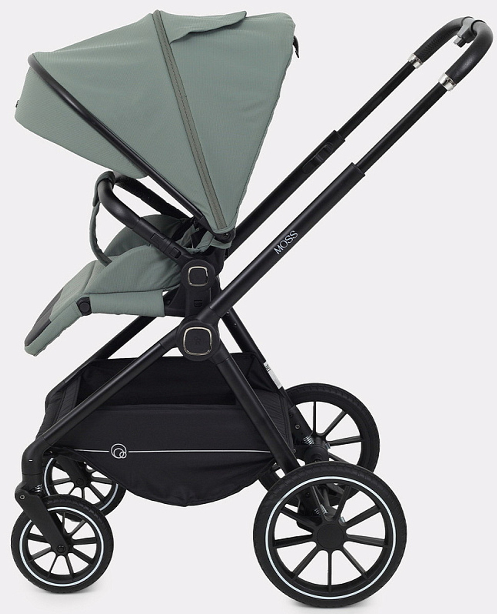 Детская коляска Rant Moss 3 в 1 с автокреслом Rant Cruise Black Green