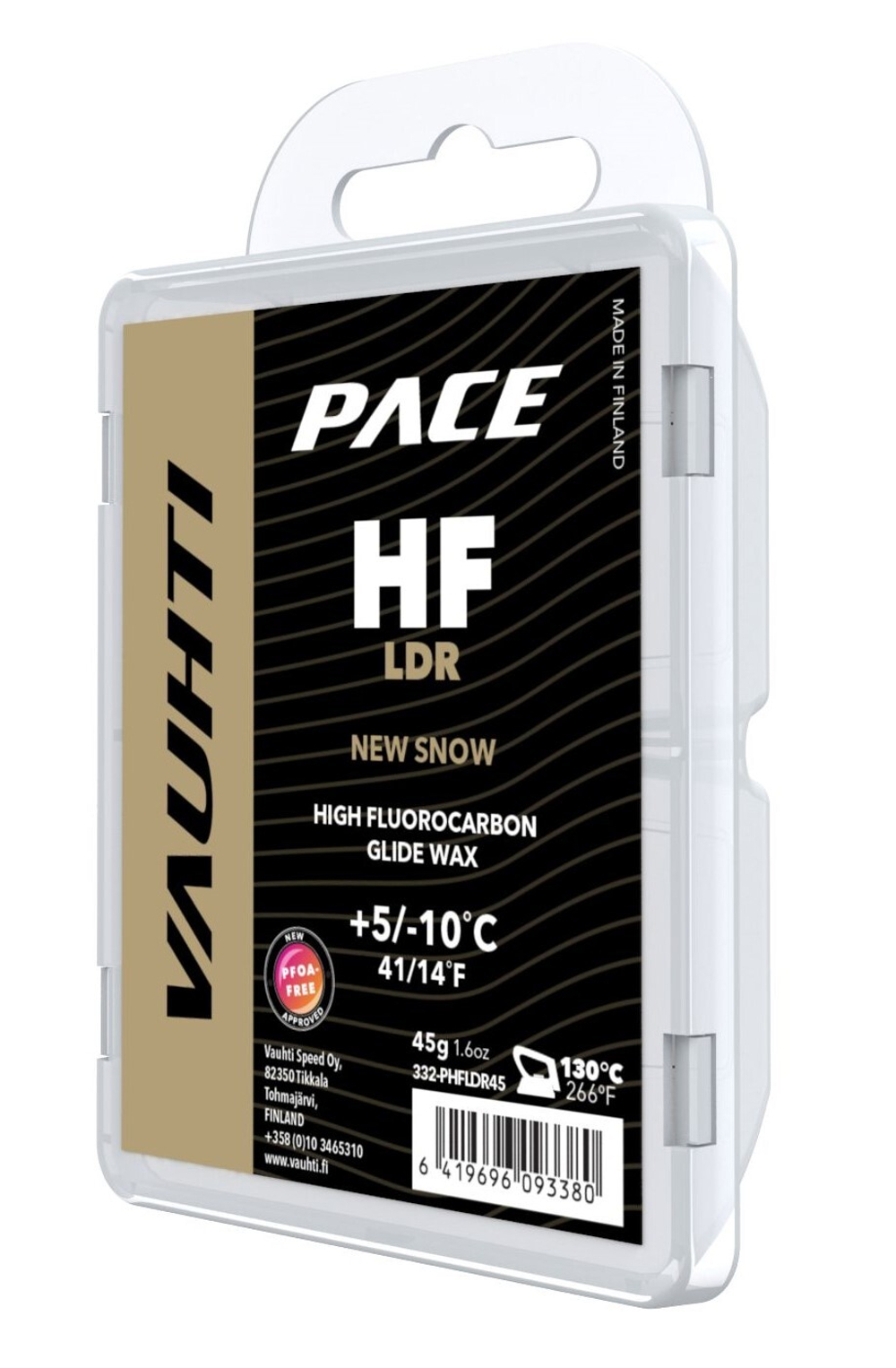 Парафин VAUHTI HF LDR +5°C/-10°C EV332-PHFLDR45