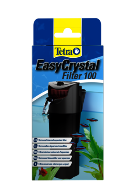 Tetra EasyCrystal Filter 100 Внутренний фильтр для аквариумов 5-15 л, 90 л/ч, 3 Вт