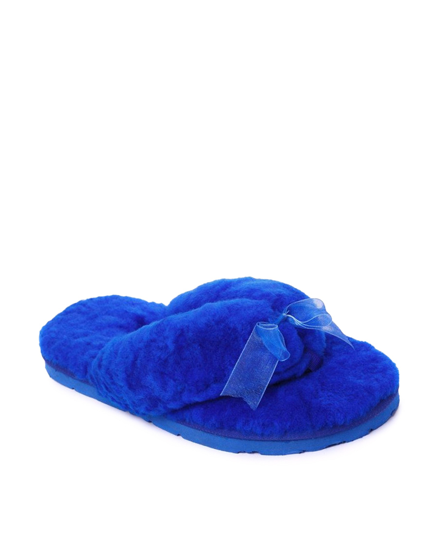 FLUFF FLIP FLOP II-electric blue