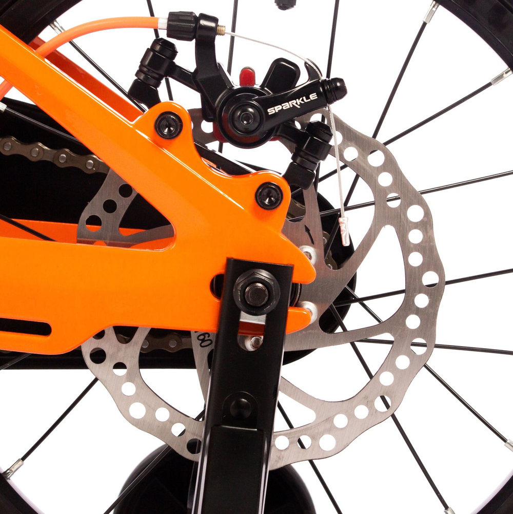 Велосипед 16" NOVATRACK LYNX Магниевая рама, оранжевый